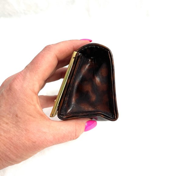 Tory Burch animal print patent glasses case - Picture 5 of 12